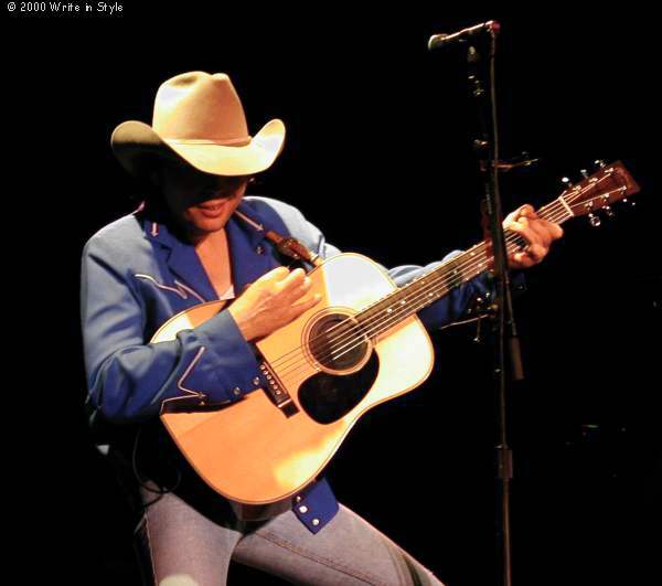 He was smiling from the moment he stepped onstage.